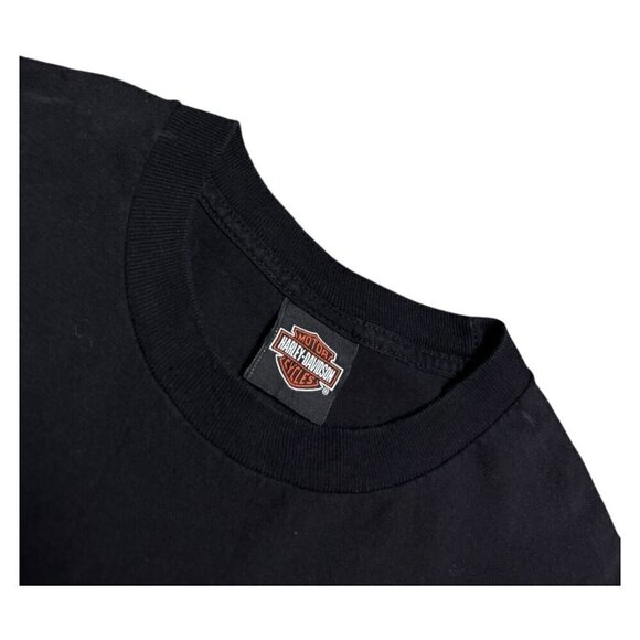 Harley Davidson Motorcycle Flames Orlando Florida Biker Tee Shirt Mens XL - Picture 5 of 5